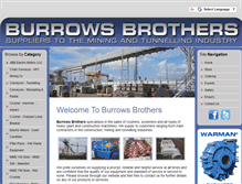 Tablet Screenshot of burrowsbrothers.com